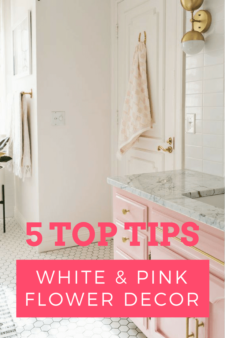 5 Top Tips for White & Pink Home Decor using Real Touch Artificial Arrangements - Flovery
