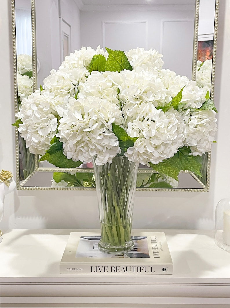 Large Hydrangeas Centerpiece 21-in