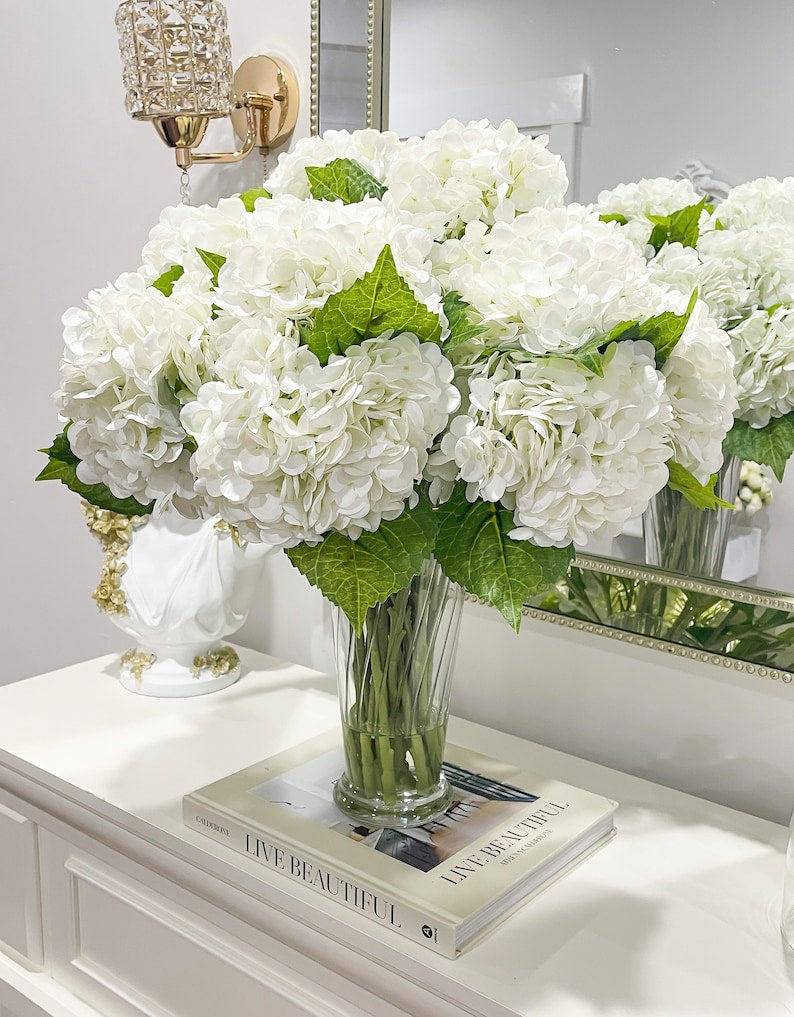 Large Hydrangeas Centerpiece 21-in