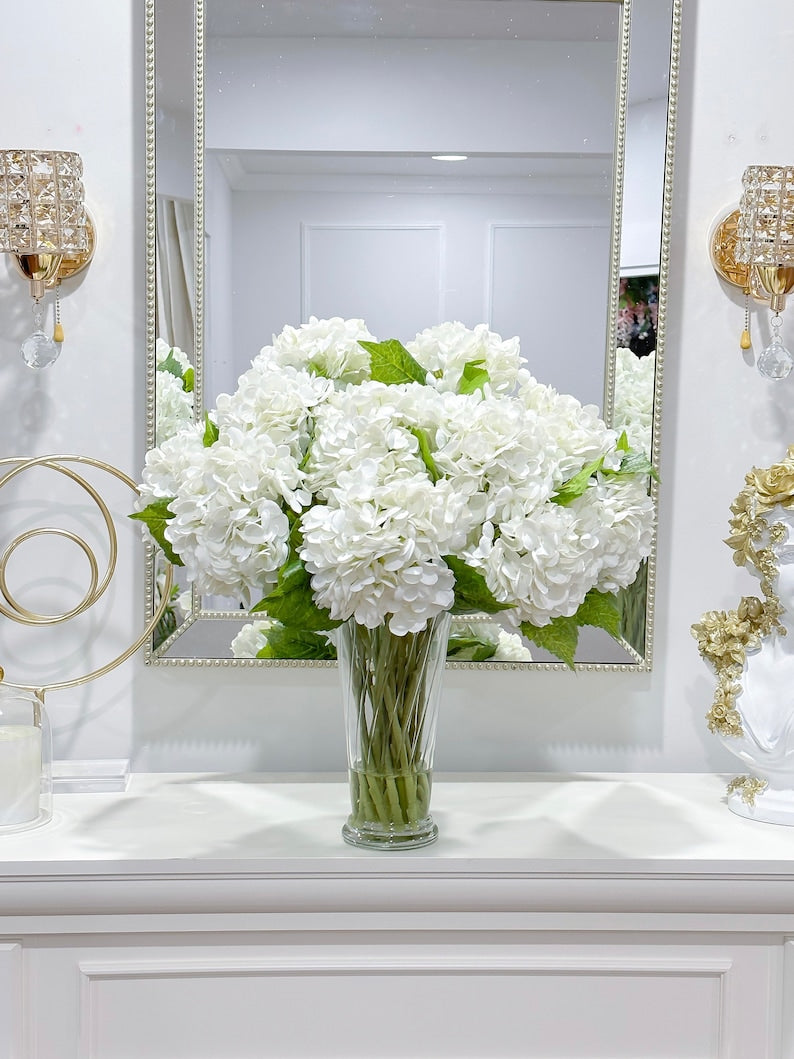 Large Hydrangeas Centerpiece 21-in