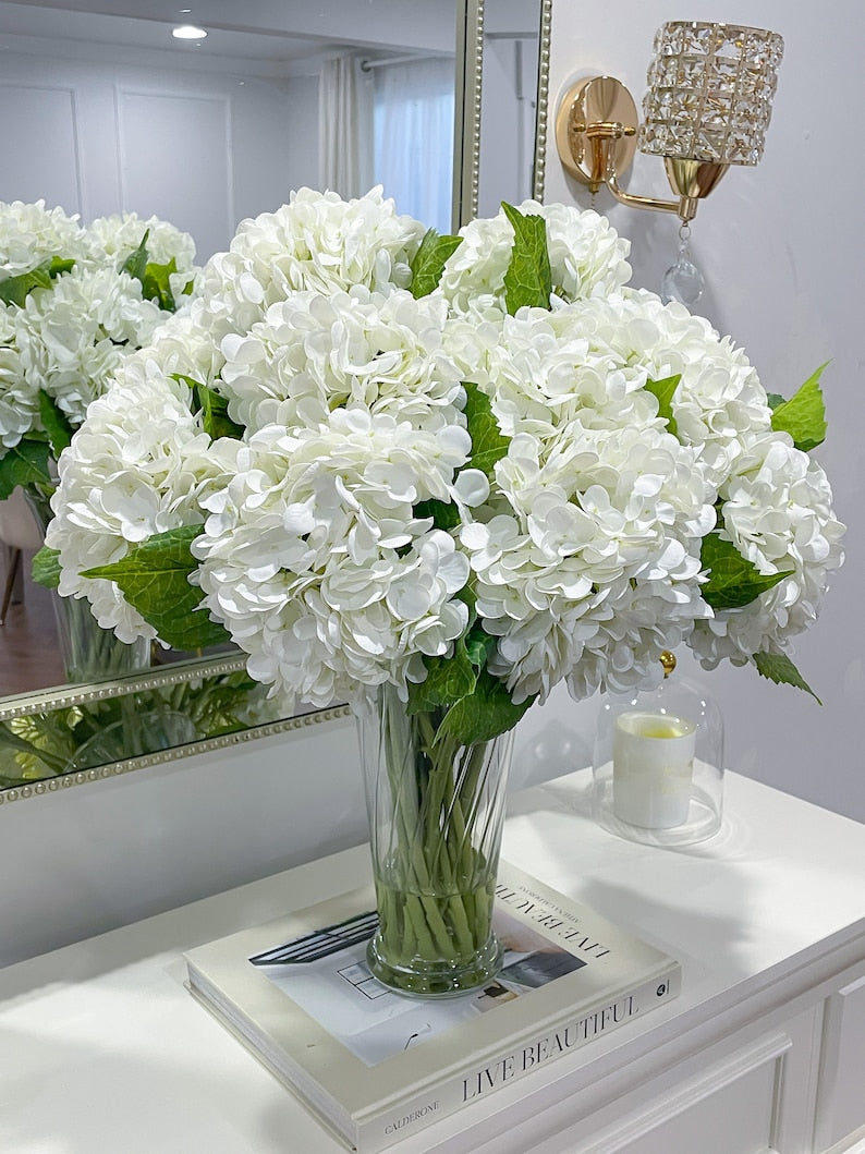 Large Hydrangeas Centerpiece 21-in