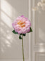 Real Touch English Garden Rose Stem Light Pink