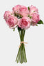 7-Stem Real Touch Garden Rose Bouquet - Sweet Pink