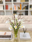 Large White Real Touch Calla Lily Arrangement - Flovery