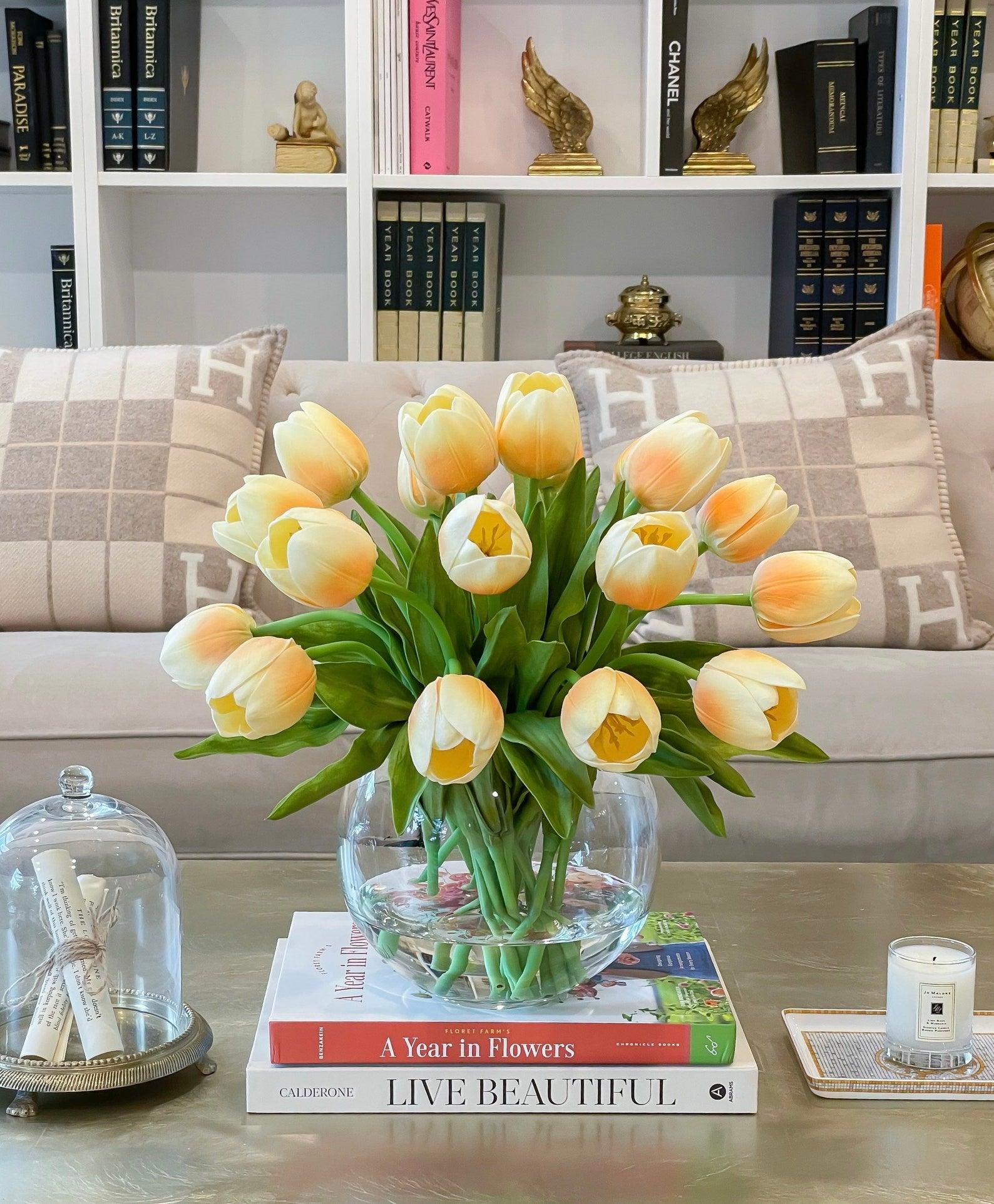 Large 60 Tulip Artificial Flower Arrangement - Flovery