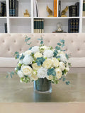 Large Pink Rose Peony Centerpiece