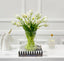 Modern Real Touch Tulip Centerpiece 16-in Round - Flovery