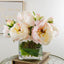Large Light Pink Peonies Buds Square Arrangement - Flovery