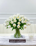 Large 50 Tulips French Floral Arrangement - Flovery