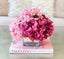 REAL TOUCH Hydrangea-Real Touch Pink Hydrangeas Arrangement-Dark Pink Hydrangea Arrangement-Faux Hydrangea Centerpiece- Flower Arrangement - Flovery
