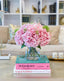 Pink French Hydrangea Centerpiece - Flovery