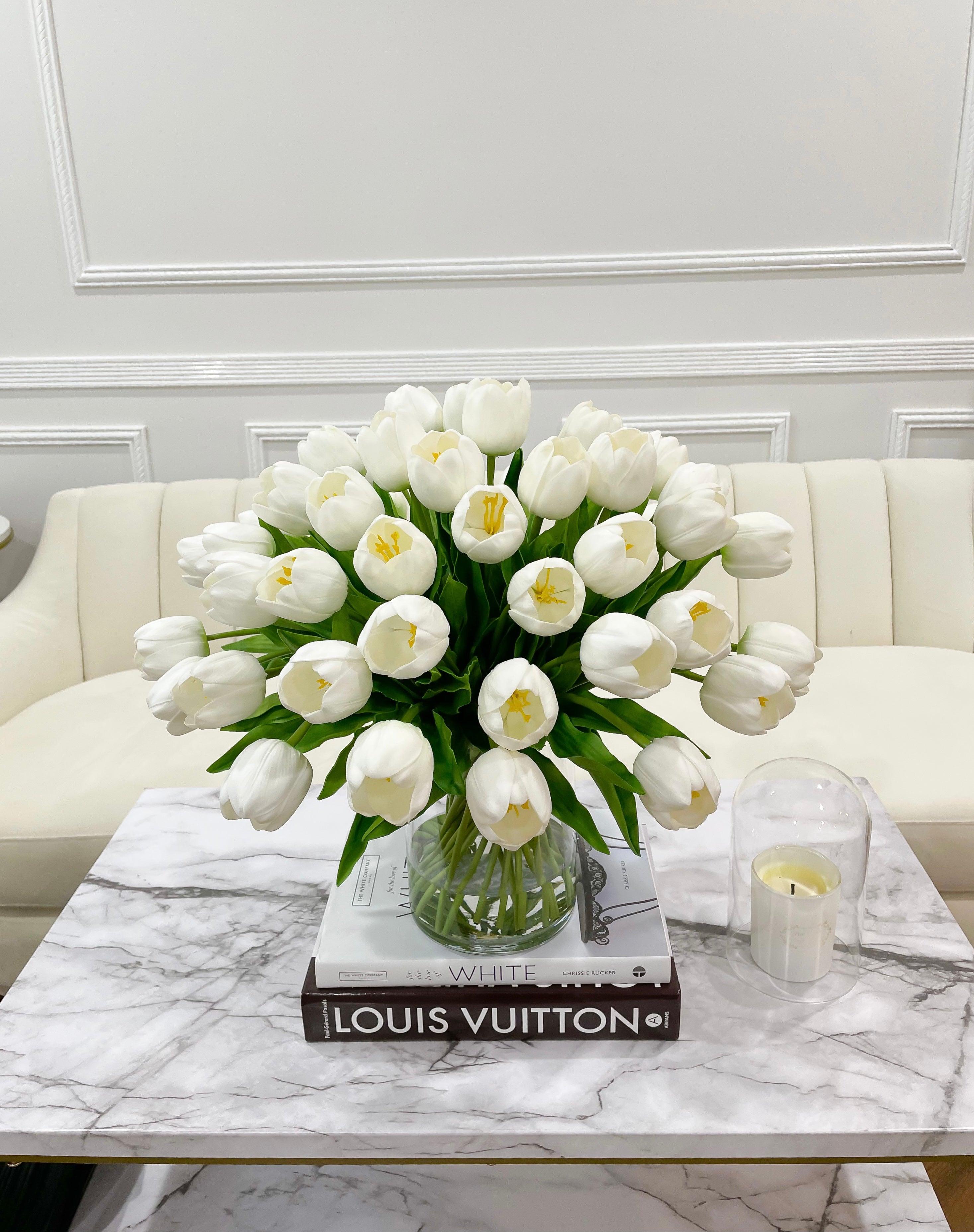 Large 50 Tulips French Floral Arrangement - Flovery