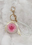 Eternity Preserved Rose Keychain/Bag charm - Flovery