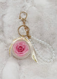 Eternity Preserved Rose Keychain/Bag charm