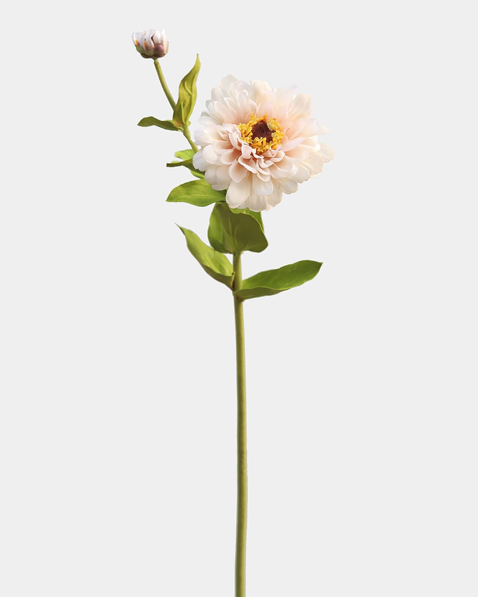 Real Touch Blush Pink Zinnia 24.5" - 1