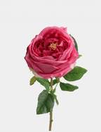 Real Touch English Austin Rose Single Stem - Flovery