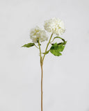 White Faux Snowball 21.5" - 1