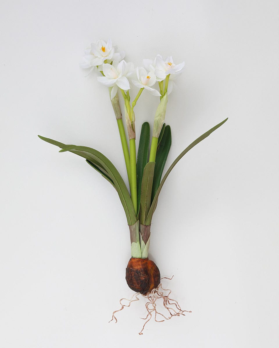 Real Touch White Narcissus 13” - 1 Main image
