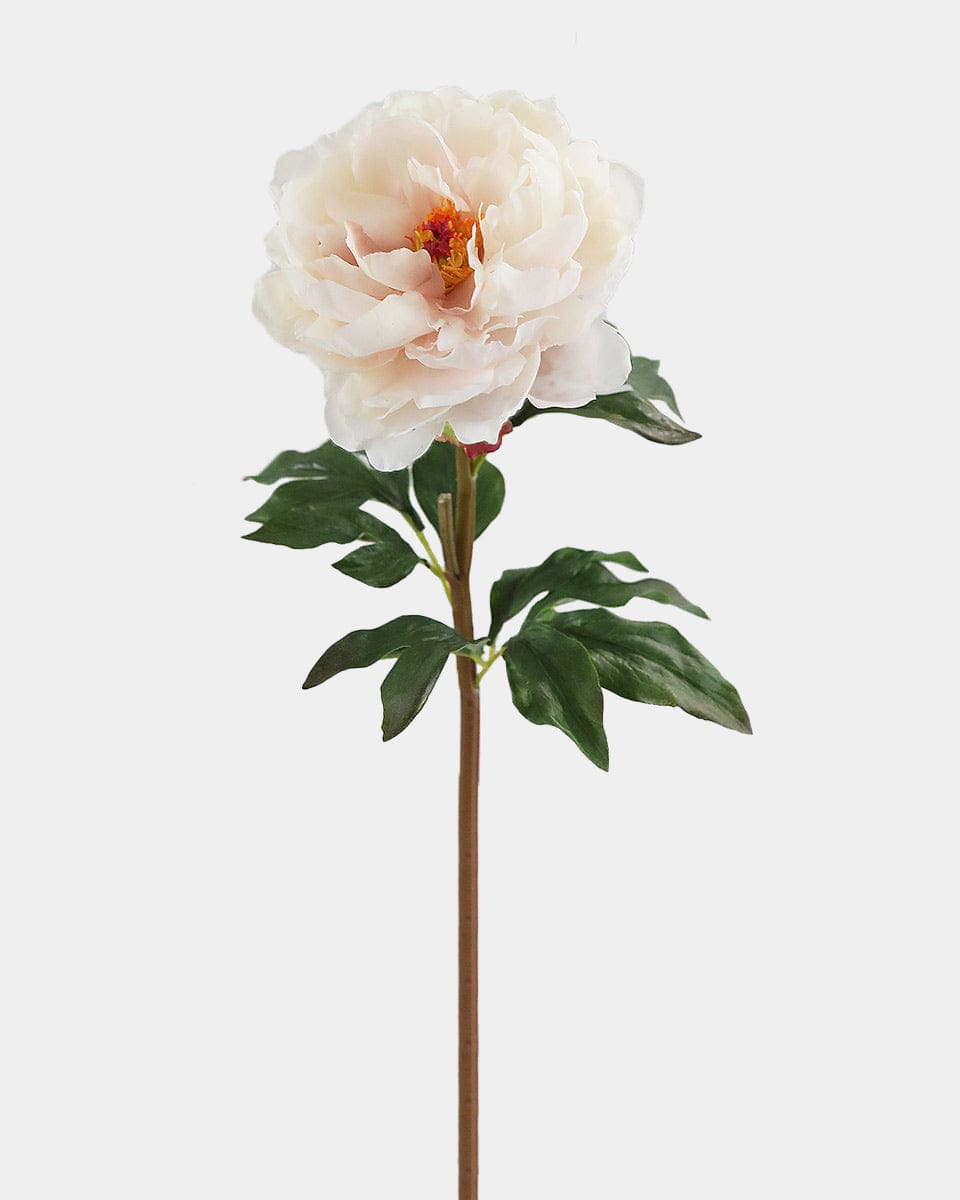 Real Touch Pale Blush Peony 20.5" - 1