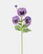 Lavender Purple Silk Pansy 21" - 1