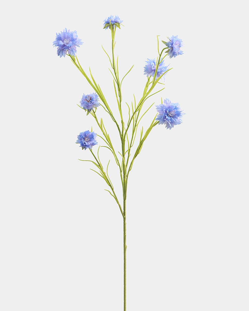 Blue Silk Cornflower 36" - 1