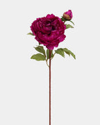 Faux Deep Pink Peony 20" - 1