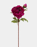 Faux Deep Pink Peony 20" - 1