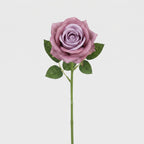 Large Rose Single Stem - Purple