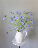Blue Silk Cornflower 36" - 2