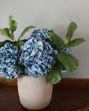 Real Touch Blue Hydrangea 18” - 2
