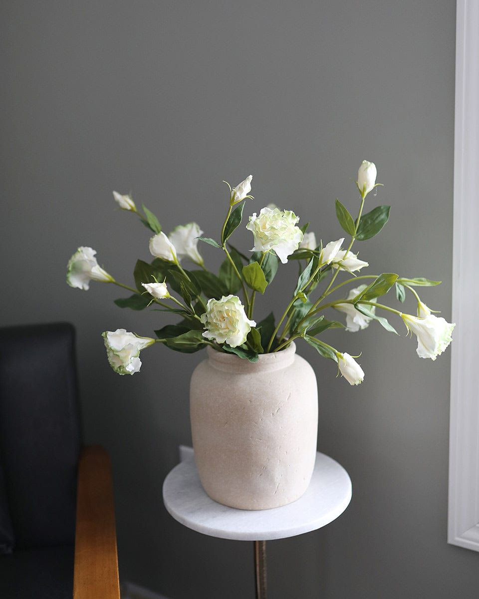 Real Touch Cream Green Lisianthus 22” Secondary image