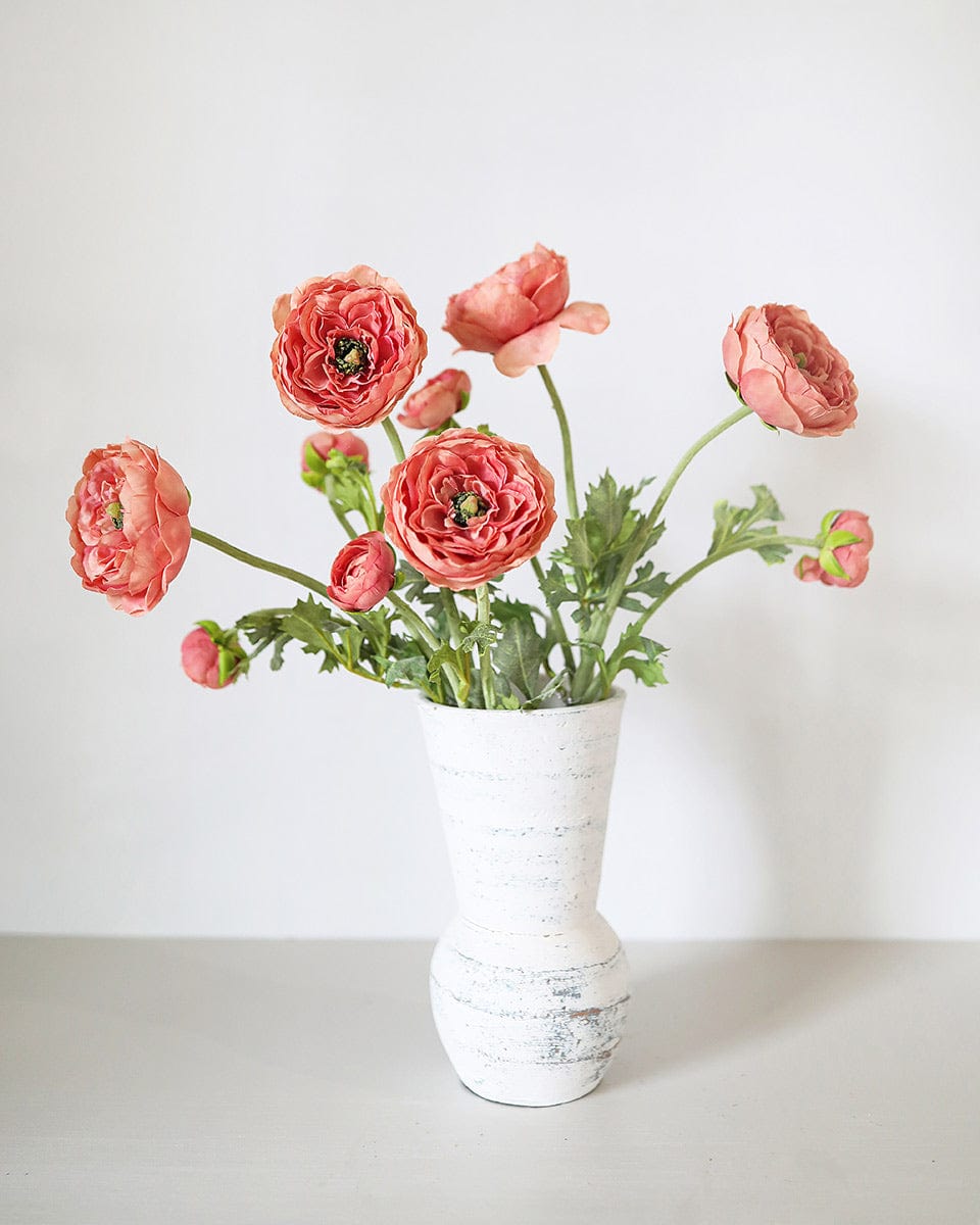 Salmon Pink Ranunculus 19.5" - 2