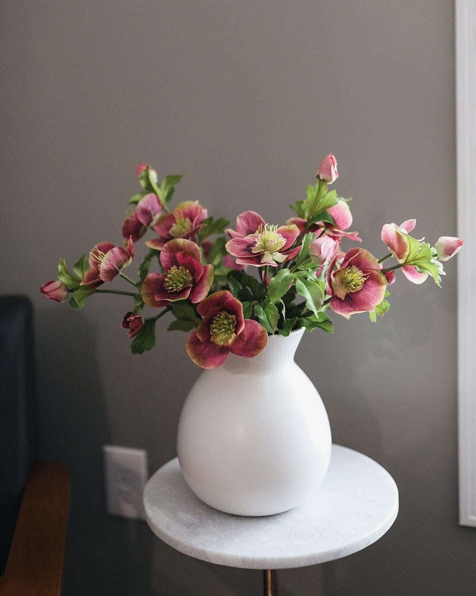 Real Touch Mauve Pink Hellebore 18" - 2