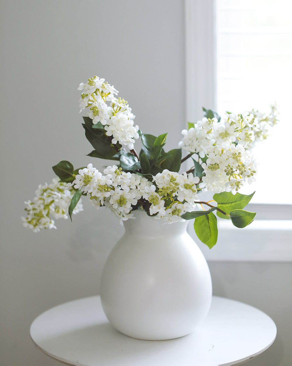 Artificial White Lilac 22.5" Secondary image