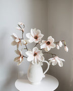 Blush Magnolia Blossom Branch 35" - 2