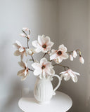 Blush Magnolia Blossom Branch 35" - 2