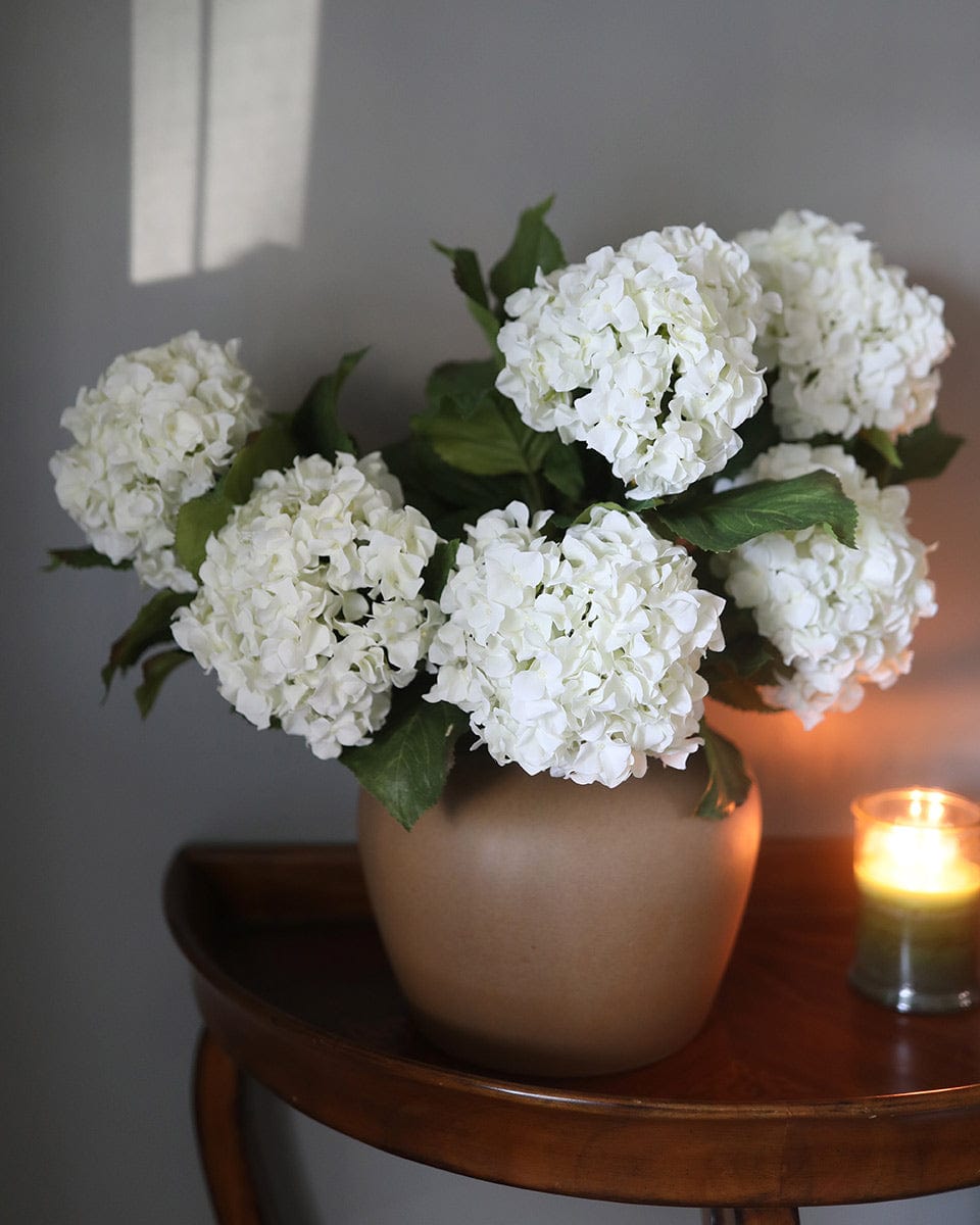 White Double Hydrangea 36" Secondary image