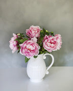 Pink Faux Peony 19.5" - 2