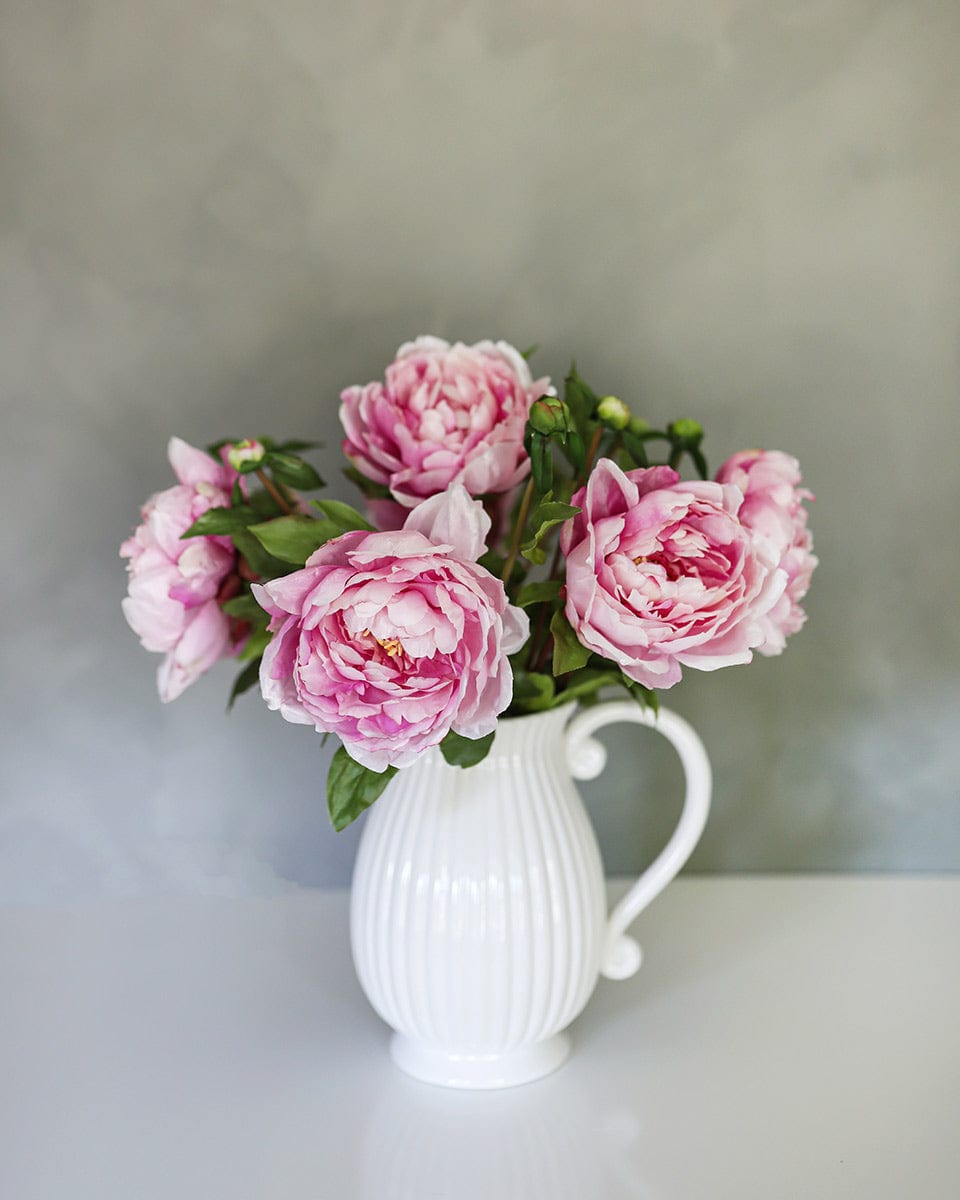 Pink Faux Peony 19.5" - 2