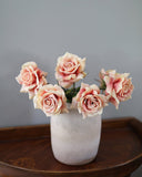 Peach Pink Dutchess Real Touch Rose 20" - 2