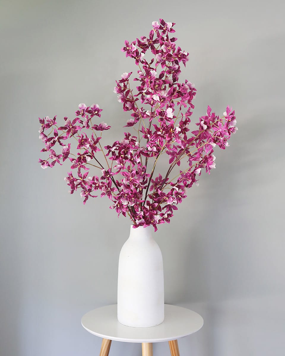 Faux Pink Dancing Oncidium 46.5" - 2