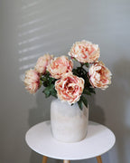 Real Touch Peach Mauve Peony 20.5" - 2