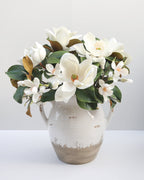 White Faux Magnolia 29" - 2