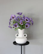 Lavender Purple Silk Pansy 21" - 2
