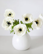Real Touch White Anemone 17.5” - 2