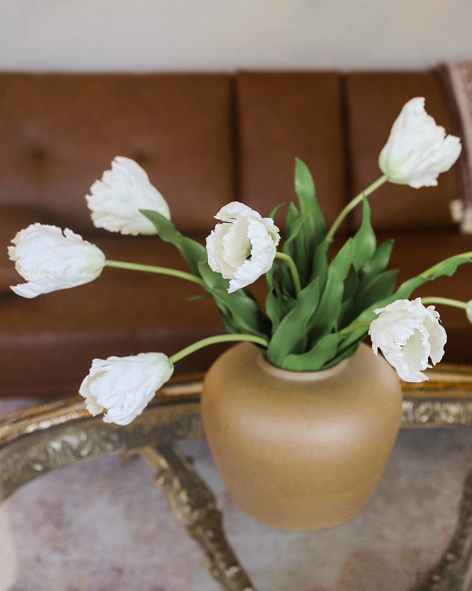 Real Touch White Parrot Tulip 27” Secondary image