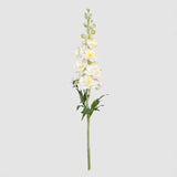 Silk Delphinium Single Stem - White