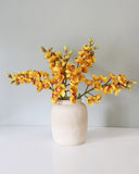 Yellow Orange Cymbidium Orchid 33" - 2