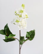 Artificial White Lilac 22.5" - 3