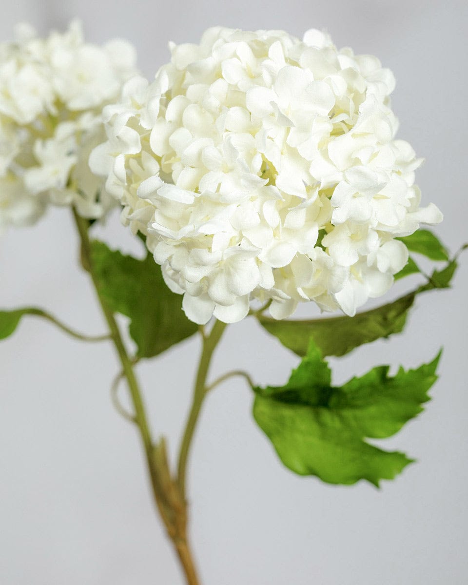 White Faux Snowball 21.5" - 3
